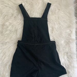 ‼️ Black Suede Rompers ‼️
